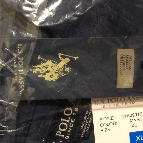 U.S. Polo Assn. Men’s Long Sleeve Stretch - Picture 6 of 8